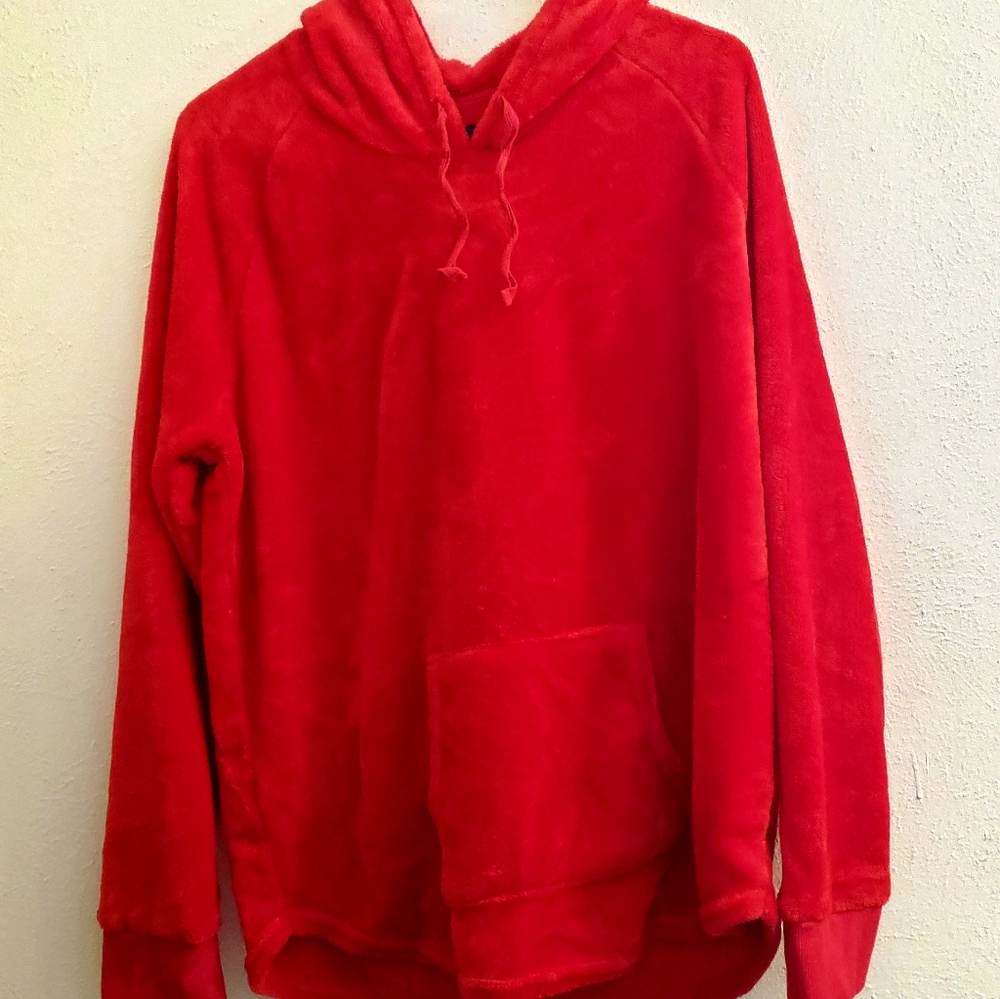 No Boundaries Red Plush Hoodie Size XXL/2XG/19